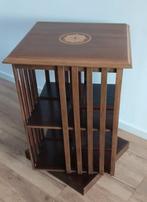 Mooie Mahonie Houten Boekenmolen Draaibaar Boekenkast, Ophalen, Gebruikt