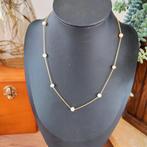 ketting met echte zoetwater parels, Sieraden, Tassen en Uiterlijk, Kettingen, Ophalen of Verzenden, Nieuw, Goud, Goud