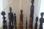 11 handgesneden houten afrikaanse beelden, Ophalen of Verzenden