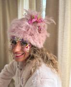 Roze Bontmuts Carnaval, Ophalen of Verzenden, Zo goed als nieuw, One size fits all, Hoed
