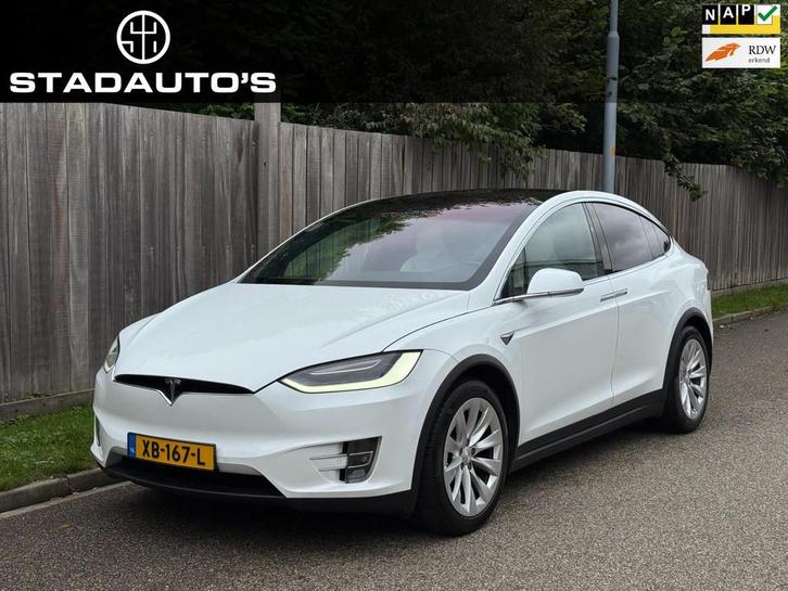 Tesla Model X 100D AWD EnhAutopilot|CCS2|Trekhaak|NAP!, Auto's, Tesla, Bedrijf, Te koop, Model X, 4x4, ABS, Achteruitrijcamera