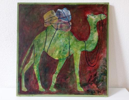 Schilderij van drommedaris Marjanke de Bruijn, Antiek en Kunst, Kunst | Schilderijen | Klassiek, Ophalen of Verzenden
