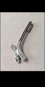 Prachtige zilveren grote hanger met steentjes nu 7.50!, Ophalen of Verzenden, Zo goed als nieuw, Zilver
