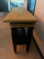 Houten sidetable, Huis en Inrichting, Tafels | Sidetables, Ophalen, 100 tot 150 cm, Zo goed als nieuw, 25 tot 50 cm