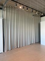 Tochtwerend beige satijn verduisterende gordijnen op maat, Z, 200 cm of meer, Beige, Nieuw