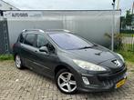 Peugeot 308 SW 1.6 - Airco - Cruise - Pano - Park. sensoren, Voorwielaandrijving, Stof, Gebruikt, Zwart