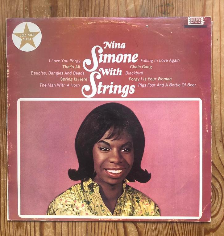 Nina Simone With Strings  zeldzame Australian mono, Cd's en Dvd's, Vinyl | Jazz en Blues, Ophalen of Verzenden