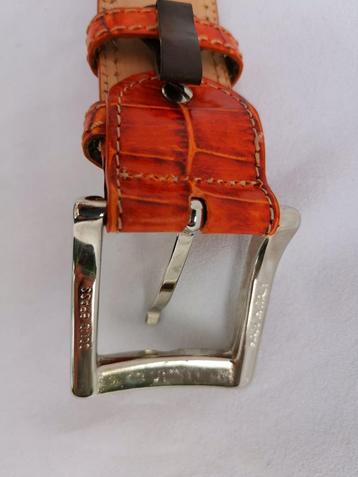 luxe McGregor Dames Leren Riem Made in Italy croco patroon beschikbaar voor biedingen