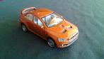 Mitsubishi Lancer Evo goudkleurig 1/36 - Pracht exemplaar !, Ophalen of Verzenden, Zo goed als nieuw, Auto