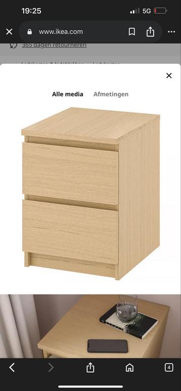 Ikea Malm nachtkastje - afbeelding 7