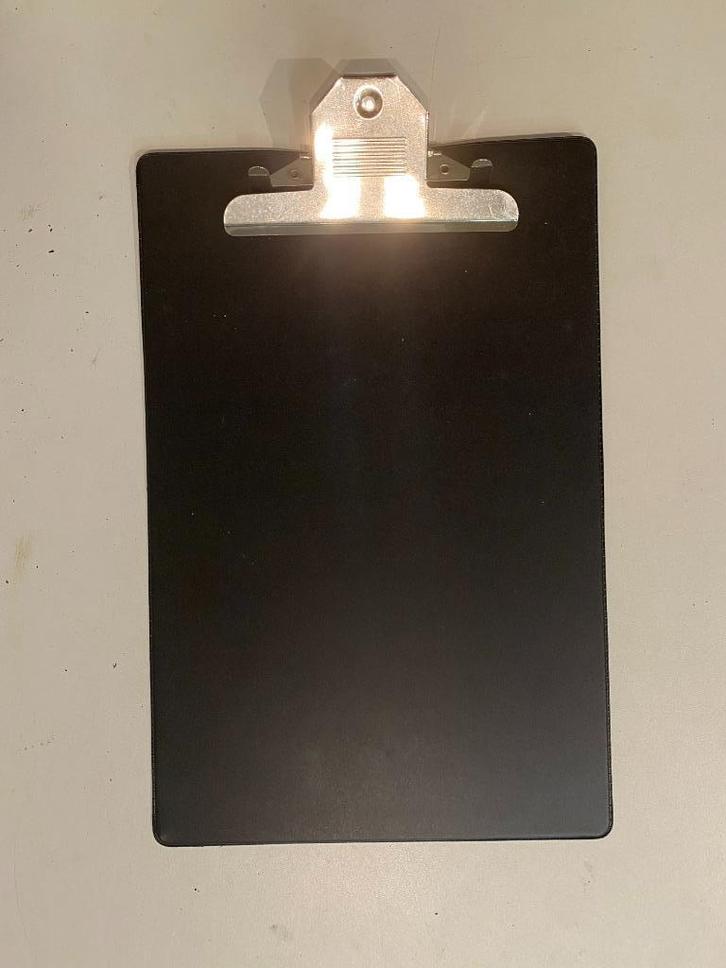 Zwart klembord A4, Diversen, Schrijfwaren, Nieuw, Ophalen of Verzenden