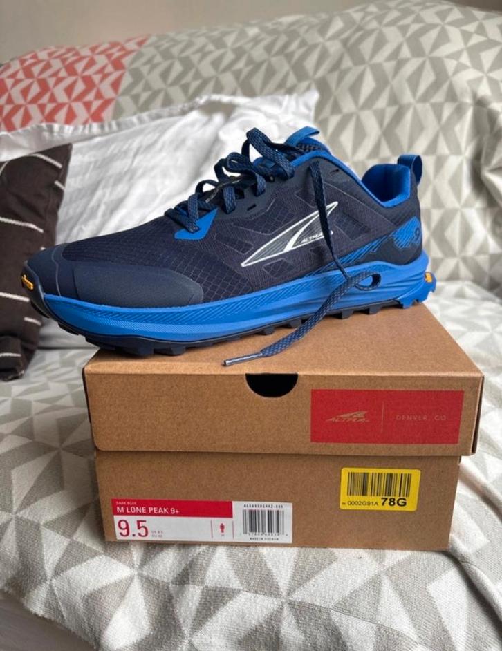 Altra Lone peak 9 tail running shoes Size 43, Kleding | Heren, Sportkleding, Nieuw, Hardlopen of Fietsen, Overige maten, Blauw