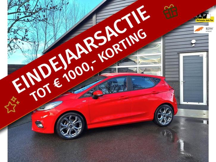 Ford Fiesta 1.0 EcoBoost ST-Line 1e Eig. BTW-Auto, Full-Map, Auto's, Ford, Bedrijf, Te koop, Fiësta, ABS, Achteruitrijcamera, Adaptive Cruise Control