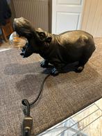 Mooie  zwarte nijlpaard  lamp, Ophalen of Verzenden, Nieuw, Minder dan 50 cm