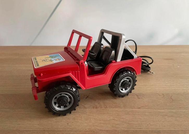 Stoere gerestylde Jeep tot lamp, Kinderen en Baby's, Kinderkamer | Inrichting en Decoratie, Nieuw, Lamp, Ophalen of Verzenden