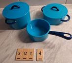 Albert Heijn pannetjes 5 delig, Ophalen of Verzenden, Gebruikt, Kunststof, Speelkeuken-accessoire
