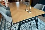 ZUIVER eettafel + 4 DYYK stoelen - Zo goed als nieuw!, Huis en Inrichting, Tafels | Eettafels, Ophalen, 200 cm of meer, 50 tot 100 cm