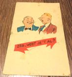De Gil - Zeg weet je ‘t al? - brochure nsb wo2, Ophalen of Verzenden, Nederland, Boek of Tijdschrift