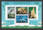 Barbados blok10 natuur schoon op eiland en zee jaar 1977 PF, Postzegels en Munten, Verzenden, Postfris, Dier of Natuur