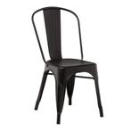 Tolix stoelen hout matt zwart horeca cafe bistro stoel  317