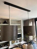 Hanglamp taupe kappen, Huis en Inrichting, Lampen | Hanglampen, Ophalen of Verzenden, Zo goed als nieuw