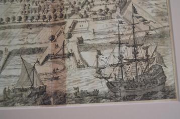 Kopergravure 'De heerlykheyt van Nieu Land' Smallegange 1696 beschikbaar voor biedingen
