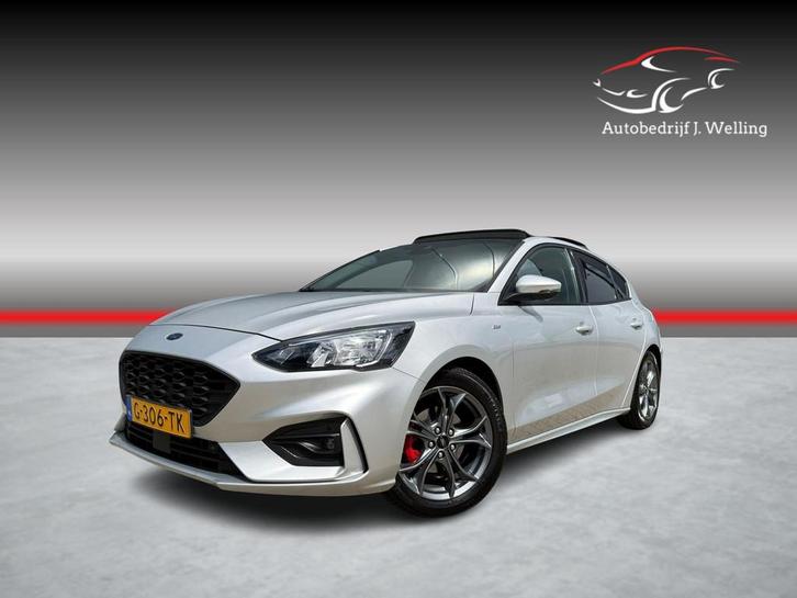 Ford Focus 1.0 EcoBoost ST Line Pano / trekhaak / pdc, Auto's, Ford, Bedrijf, Te koop, Focus, ABS, Airbags, Airconditioning, Alarm