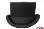 vintage Hoge hoed zwart vilt maat 61 gratis verzenden in NL, Kleding | Heren, Hoeden en Petten, Gedragen, 60 cm (XL, 7½ inch) of meer