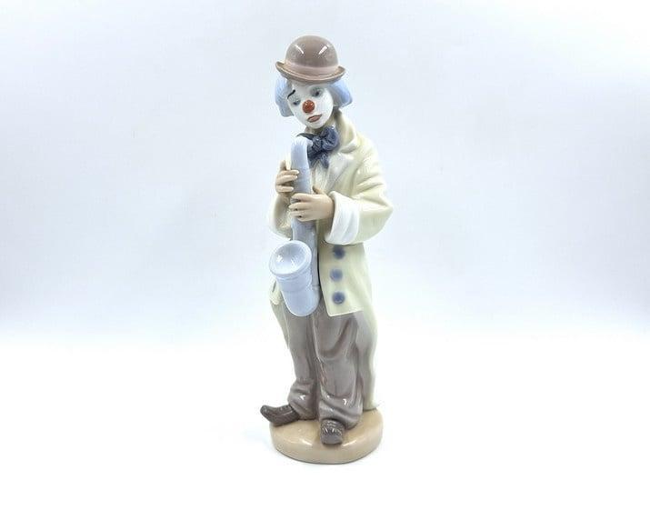 Lladro clown saxofoon #5471, Verzamelen, Beelden en Beeldjes, Zo goed als nieuw, Overige typen, Verzenden