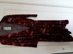 King Louie wikkel jurk nieuwstaat XL Mandy Crimson fluweel, Ophalen of Verzenden, Nieuw, Maat 46/48 (XL) of groter, Onder de knie