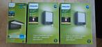 3x Philips LED Buiten Wandlampen, 2x met Sensor, Tuin en Terras, Buitenverlichting, Minder dan 50 watt, Wandlamp, Led, Ophalen of Verzenden