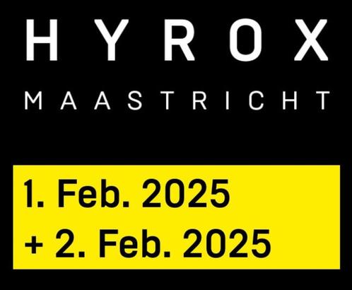 HYROX MAASTRICHT 02/02 DOUBLES MIXED + Sportograf Photo Pack, Tickets en Kaartjes, Evenementen en Festivals, Twee personen