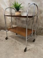 Jaren 70 trolley, serveerwagen inklapbaar, Ophalen