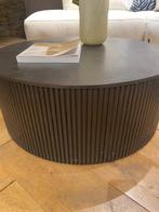 Ethnicraft Rollermax salontafel (showmodel), Ophalen, 100 tot 150 cm, Rond, 50 tot 100 cm