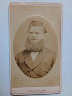 CDV Groningen Man met Baard, Gebruikt, Foto, Ophalen of Verzenden, Voor 1940