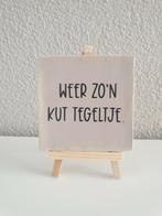 Tegeltje, Ophalen of Verzenden, Zo goed als nieuw