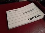 Instructieboekje Corolla, Ophalen of Verzenden