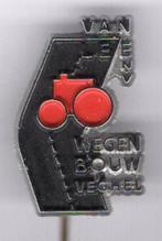 Van Lee N.V. wegenbouw zilverkl speldje ( H_025 ), Verzamelen, Speldjes, Pins en Buttons, Verzenden, Zo goed als nieuw, Transport