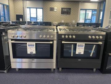 Beko 90 cm gasfornuis - gratis bezorging & nieuw in doos beschikbaar voor biedingen