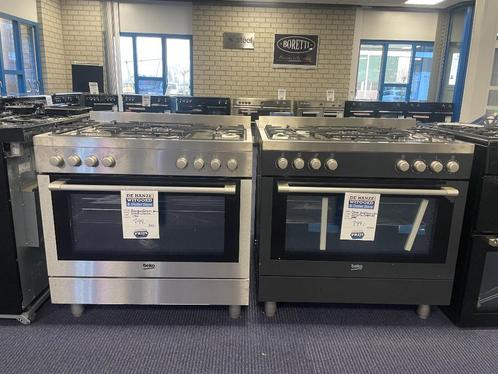 Beko 90 cm gasfornuis - gratis bezorging & nieuw in doos, Witgoed en Apparatuur, Fornuizen, Nieuw, Vrijstaand, Gas, 5 kookzones of meer
