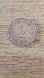 Letland - 2 Santimi 1992 (D6), Verzenden, Overige landen, Losse munt