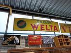 Emaille Reclameborden Tabak Welta & Sigaretten Visa, Ophalen of Verzenden