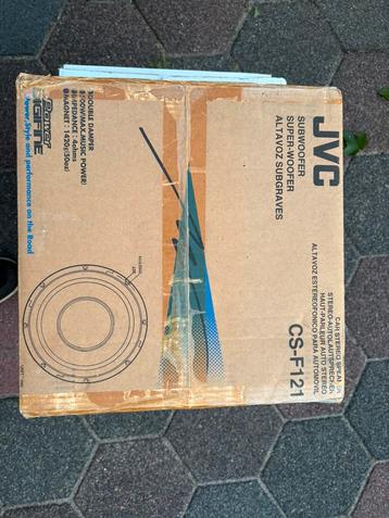 JVC CS-F121 500 watt subwoofer beschikbaar voor biedingen
