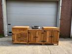Houten keuken teak, Huis en Inrichting, Ophalen, Zo goed als nieuw
