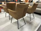 4 Nieuw Label Chief eetkamerstoel Waterbuffel leer Stoel, Huis en Inrichting, Stoelen, Nieuw, Leer, Ophalen of Verzenden, Label