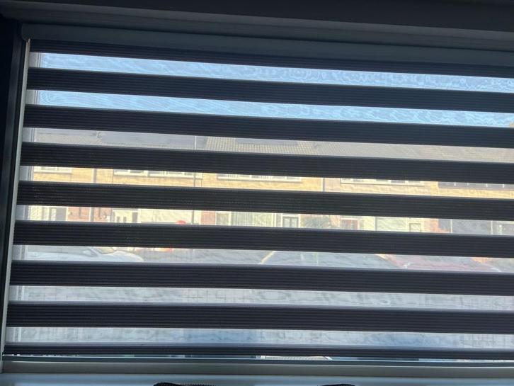 Duo rolgordijn grijs, Huis en Inrichting, Overige Huis en Inrichting, Gebruikt, Ophalen