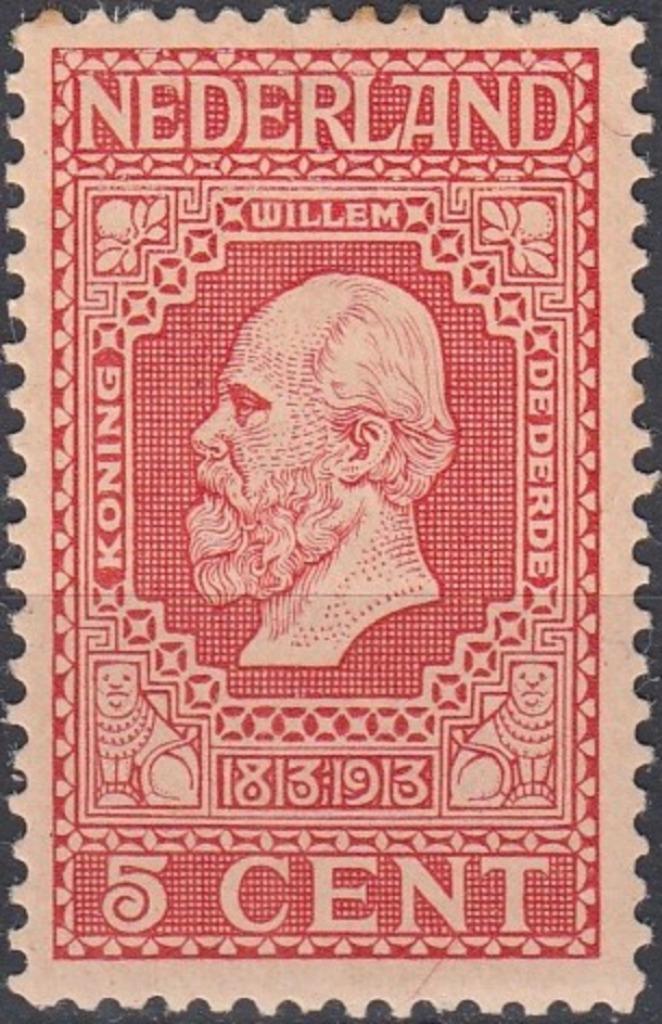 Nederland- 1913- 100 Jaar Onafhankelijkheid- Jubileum- nr 92, Postzegels en Munten, Postzegels | Nederland, Postfris, T/m 1940