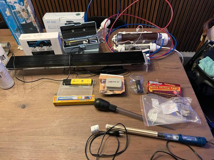 Zeeaquarium spullen, Dieren en Toebehoren, Vissen | Aquaria en Toebehoren, Leeg aquarium, Ophalen of Verzenden