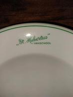 St.Hubertus vakschool diepe borden, Ophalen, Gebruikt, Bord(en), Overige stijlen