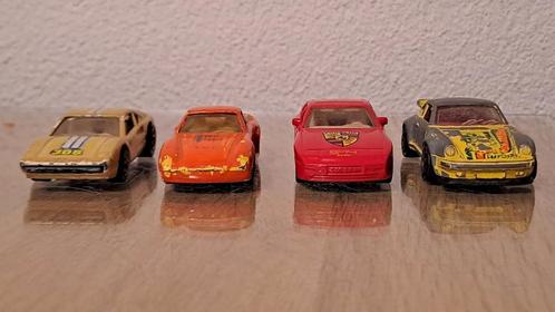 Porsche 944 turbo, 911 turbo, 959 en Ferrari 308., Hobby en Vrije tijd, Modelauto's | 1:87, Gebruikt, Auto, Ophalen of Verzenden
